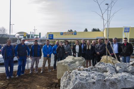 Otvoritev poslovne stavbe Eurospin in krožišča 5